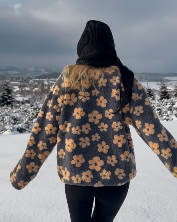 Fleecepullover Soft Flower
