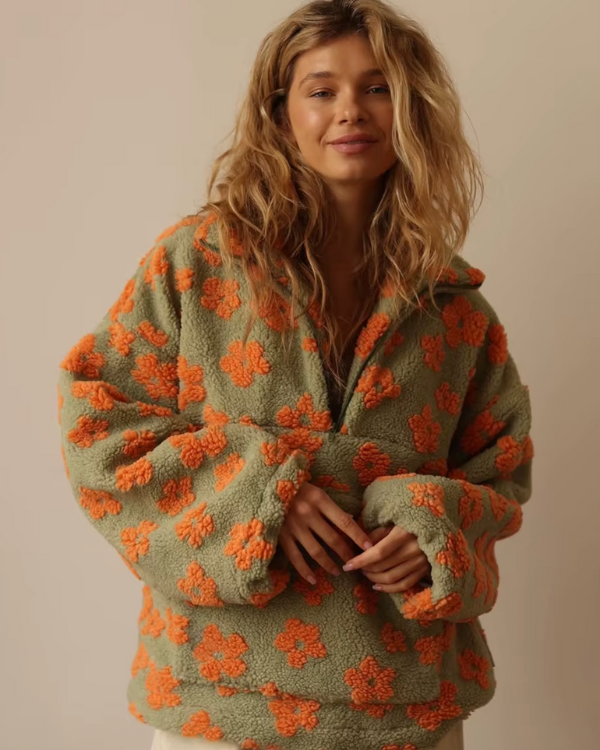 Fleece Pullover Blomster