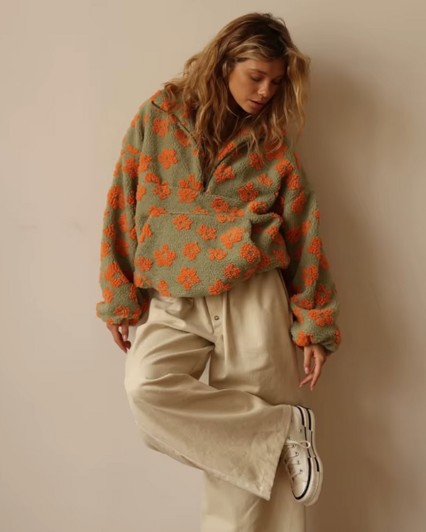 Fleece Pullover Blomster