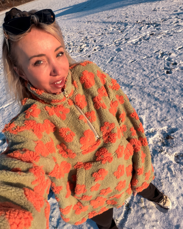 Fleece Pullover Blomster