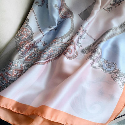 Sanftes weiches Foulard Tuch das Multifunktional getragen werden kann - Paisley Floral Print