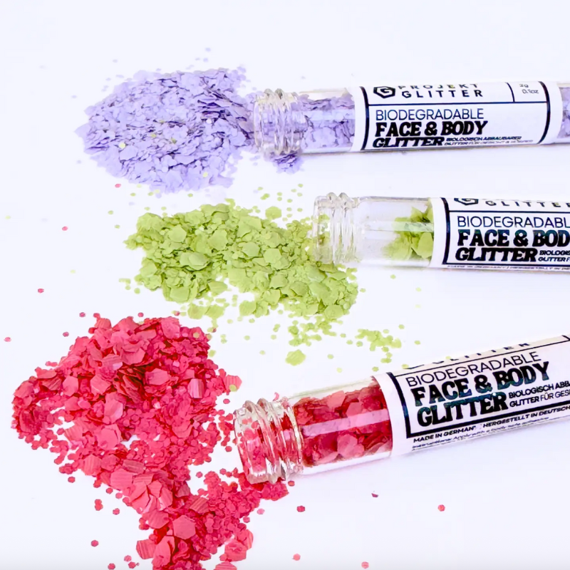 Vegan & handmade Glitzerprodukt in diversen Farben 