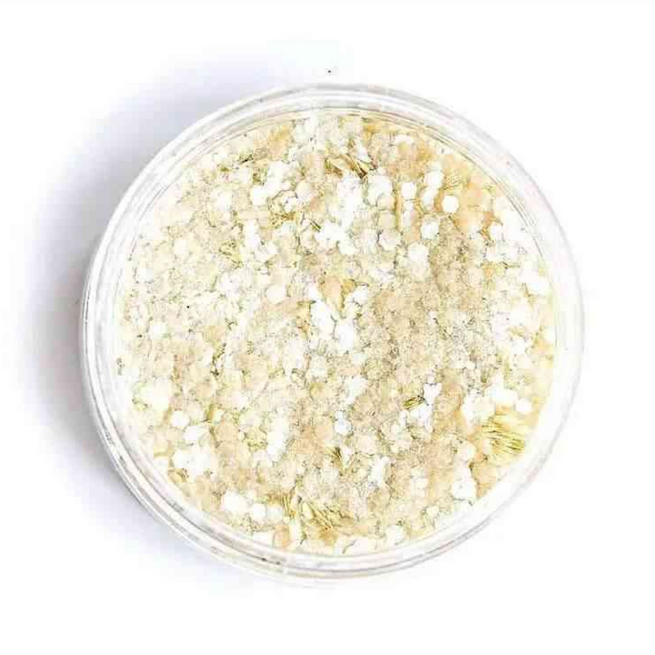 Creme-weisse biologisch abbaubares Glitzer Make-Up für Gesicht und Körper 