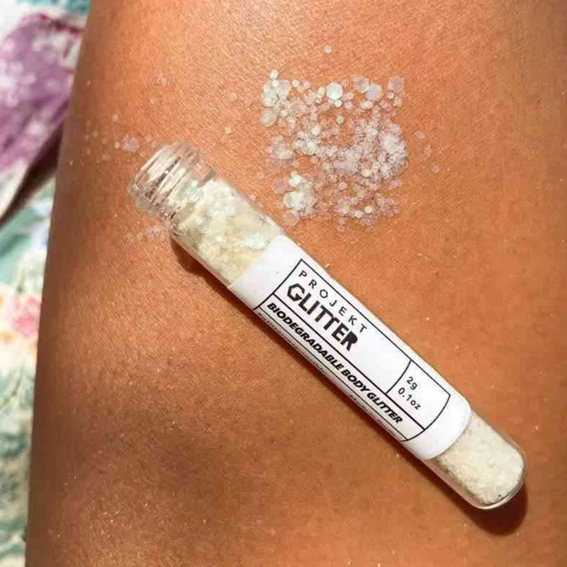 Bio Vegan weiss-creme Glitzer Make-Up 