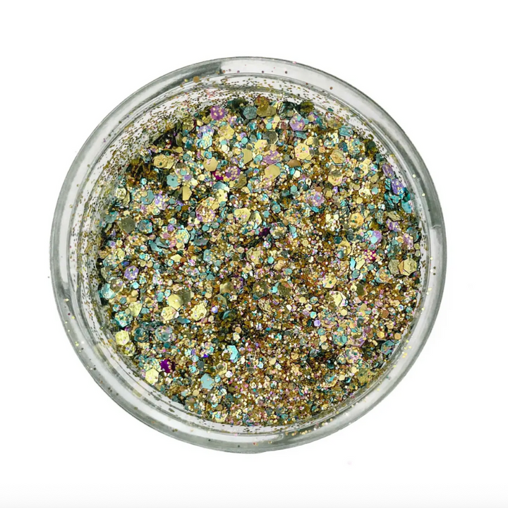 Hautfreundlicher Glitzer-Mix - Festival Glitzer Make-Up 