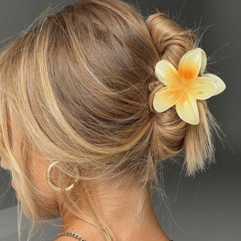 Wunderschöne Blumen Frisur Haarklammer 