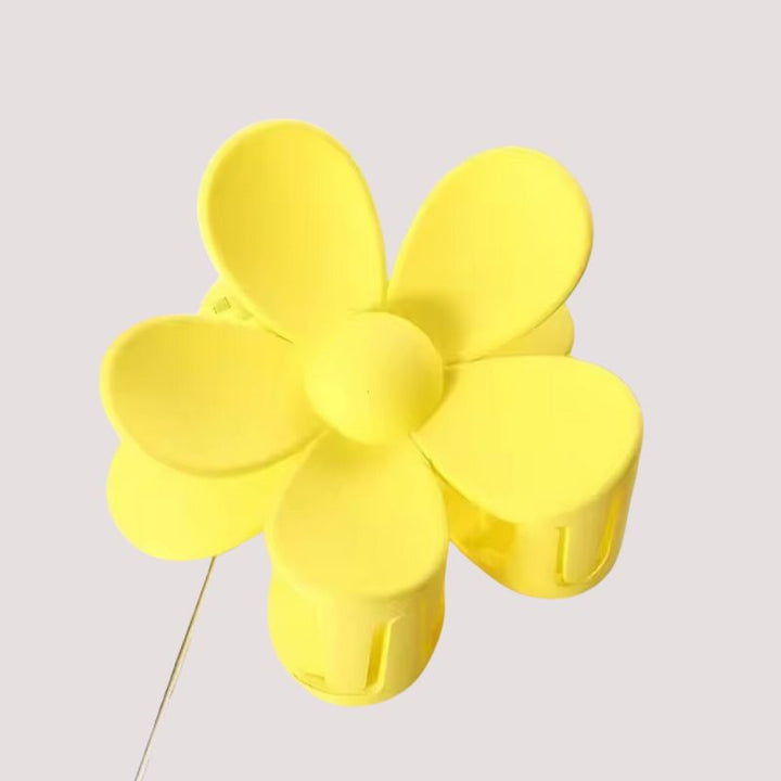 Gelbe Pastell Blumen Haarklammer für deine perfekte Aufsteckfrisur 