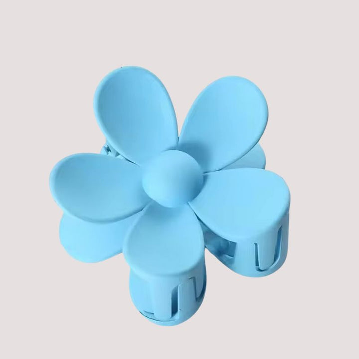 Hellblaue Pastell Blumen Haarklammer Haarspange für deine Blumen Frisur 