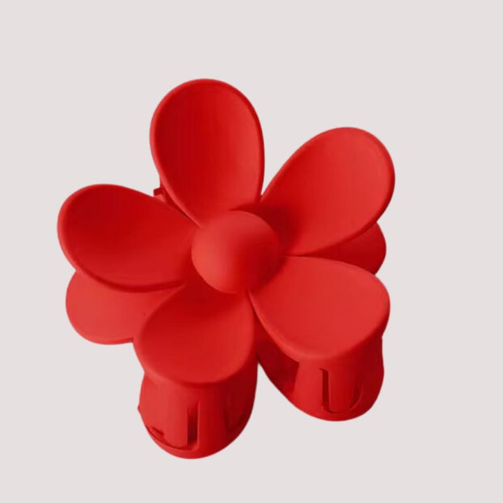rote Blumen Haarklammer - Perfekter Spanischer Flamenco Blumen Look 
