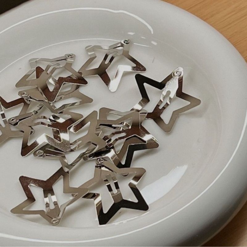 Kleine Haarklammern Aus Metall – 2 Stück, Rutschfeste Mini-Spangen Für Elegante Frisuren