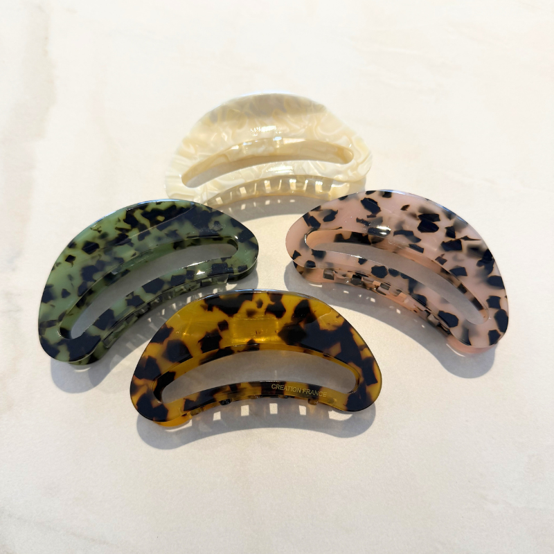 Haarklammern im halb runden Design - Perfekt für jede Frisur 