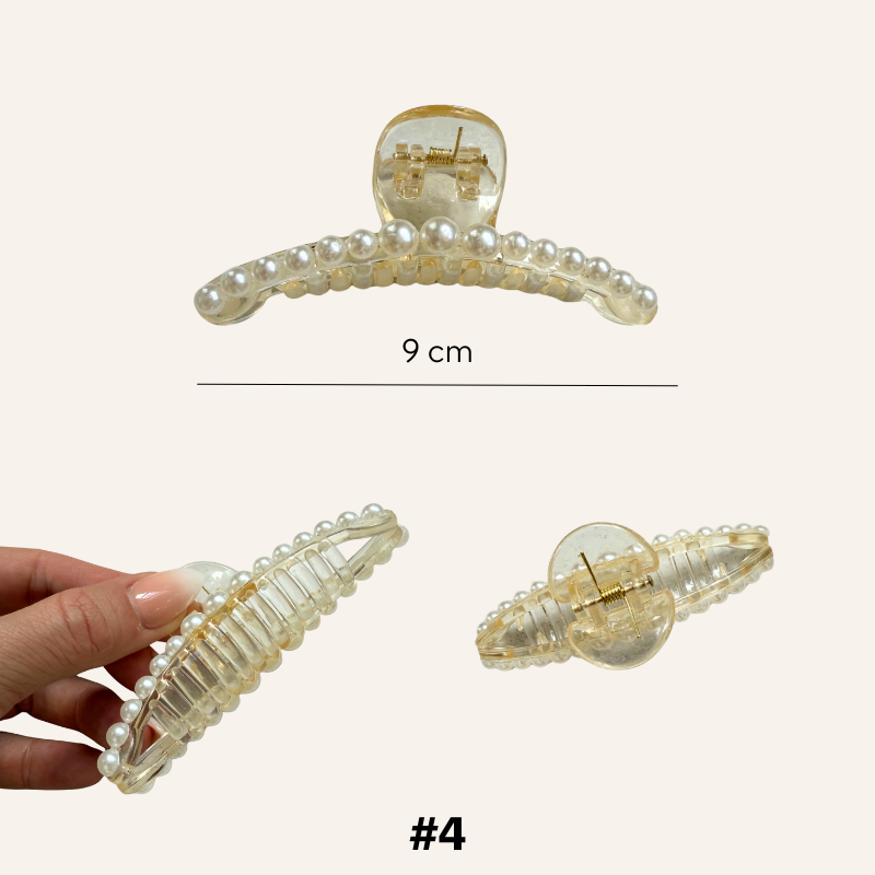 Feine Perlen Haarklammer für eine schöne Frisur 