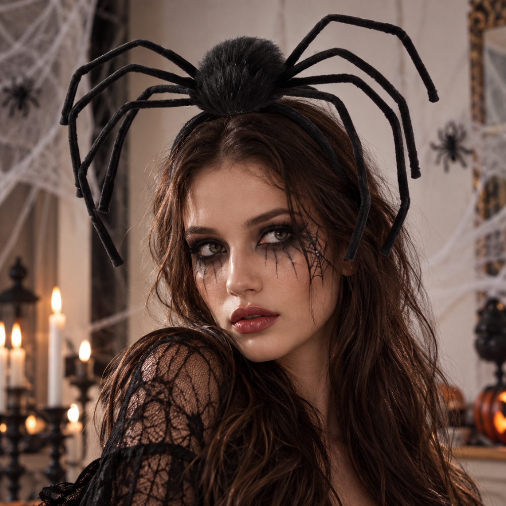 Spinnen Haarreifen Spider Queen