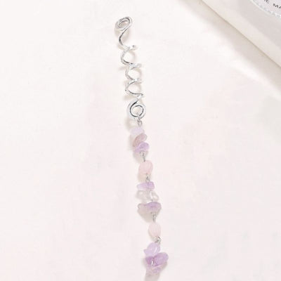 Mineralsteine Haarschmuck Haar Accessoire für deine perfekte Festival Hippie Frisur 