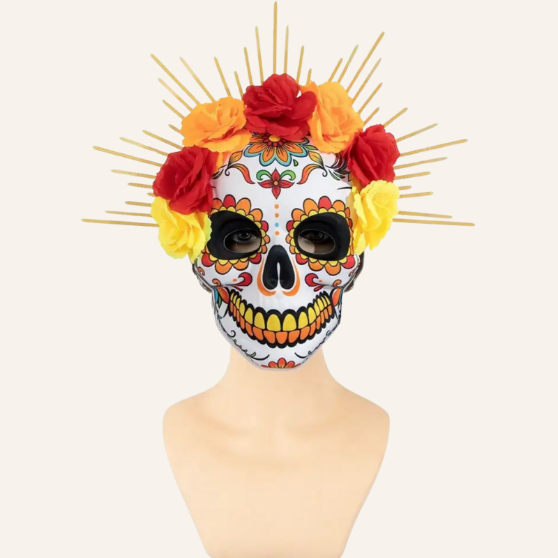 Dias de los Muertos Maske & Krone La Catrina