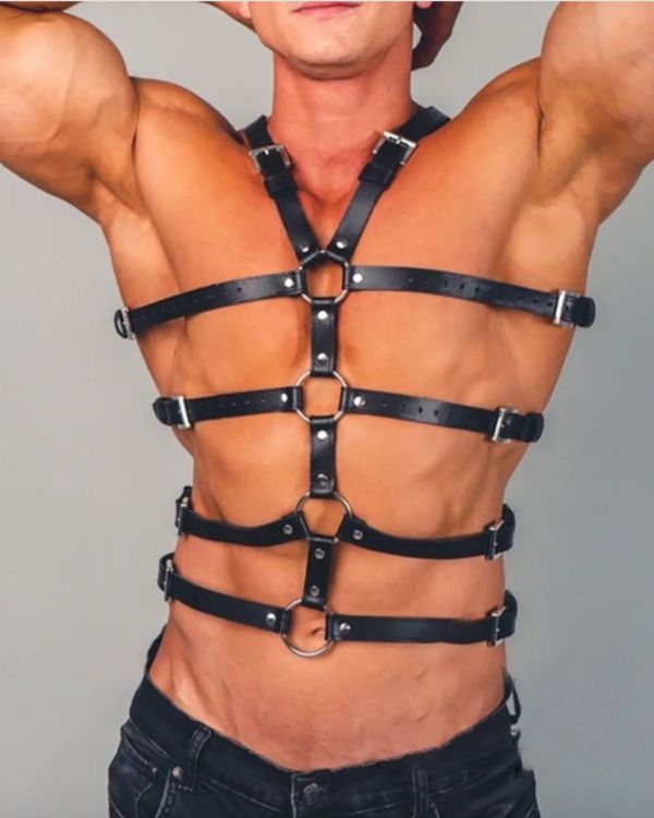 Fetisch Kinky Style Harness Körpergürtel für Herren 
