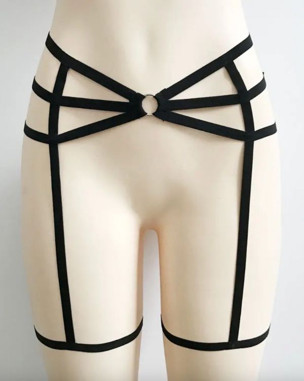 Harness Körpergürtel für Taille und Beine aus elastischen Trägern 