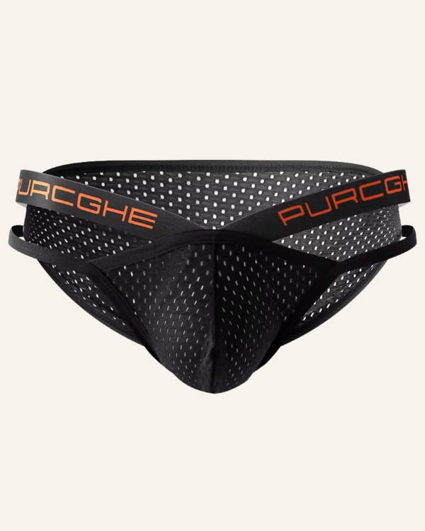 schwarze heisse Netz Boxer Jockstrap Herren Unterhose - heiss und kinky 