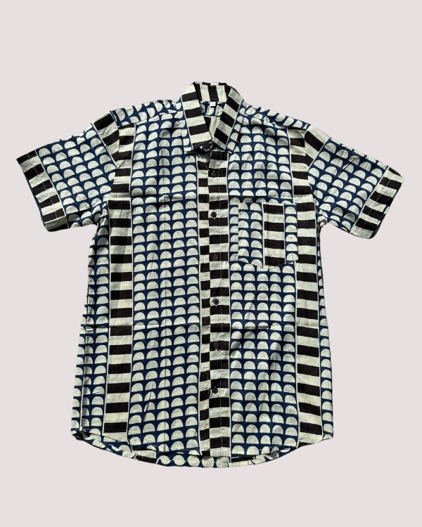 Herren Hemd Blue Drift