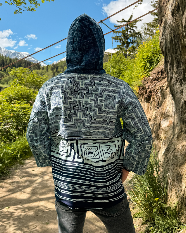 Männerjacke Baumwolle geometrisch Sommer Jacke