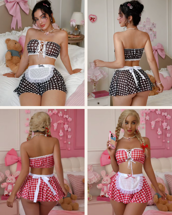Verführerisches Maid Dessous | Erotisches Maid Kostüm Dessous