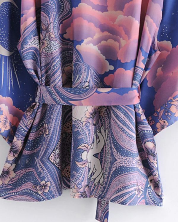 Kurzer Kimono Moonlight Dust