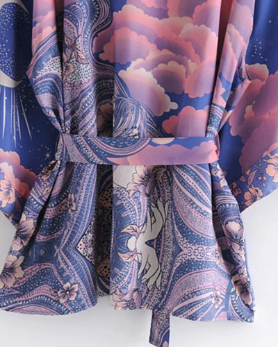 Kurzer Kimono Moonlight Dust