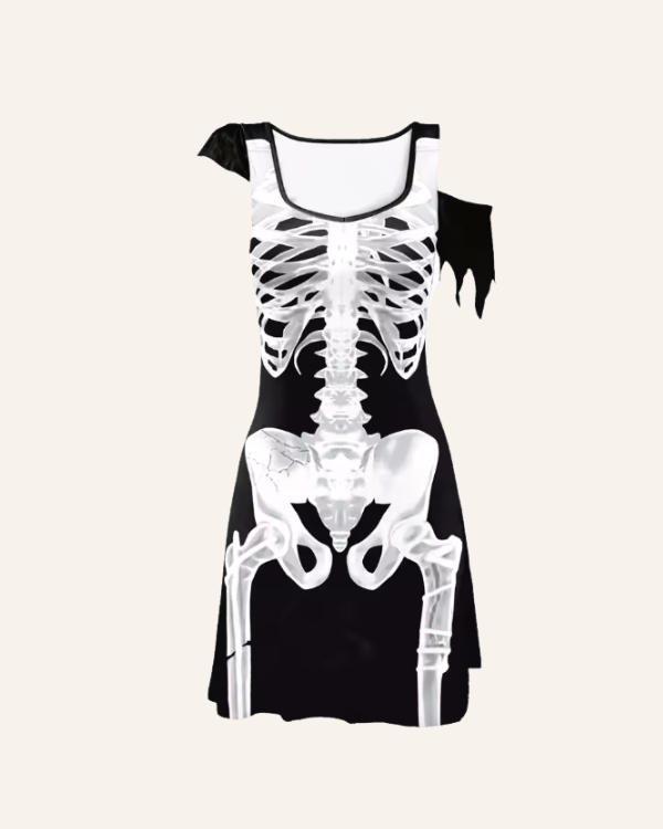 Skelet Kleid Dark Anatomy