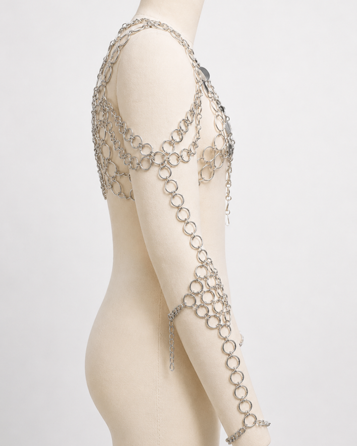Futuristischer Ring Harness Männer