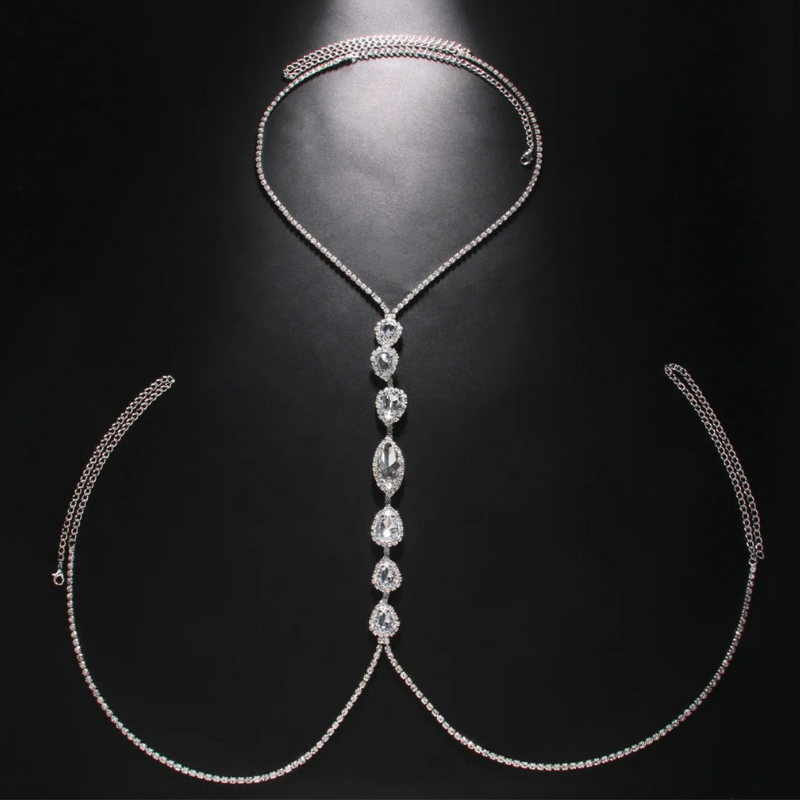 Strasssteine Bauchkette Lucia de Luz