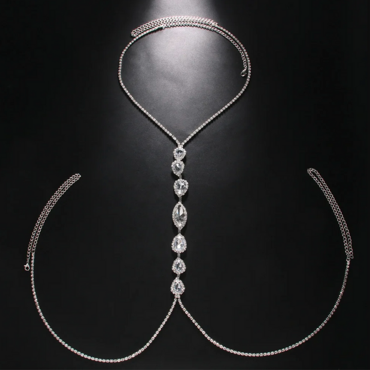 Strasssteine Bauchkette Lucia de Luz
