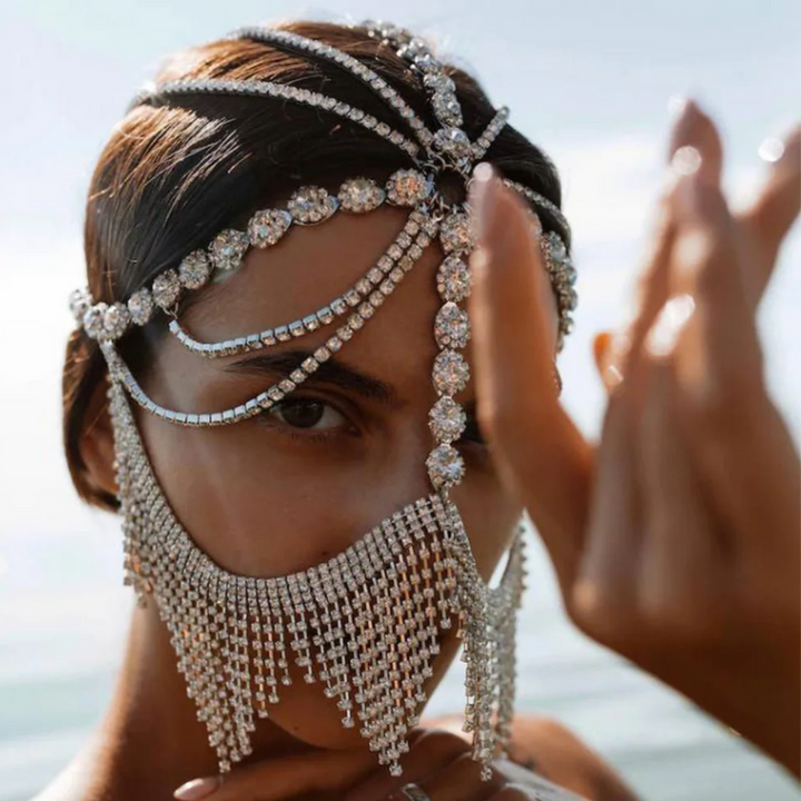Gesichts- Kopfschmuck Reina Medusa