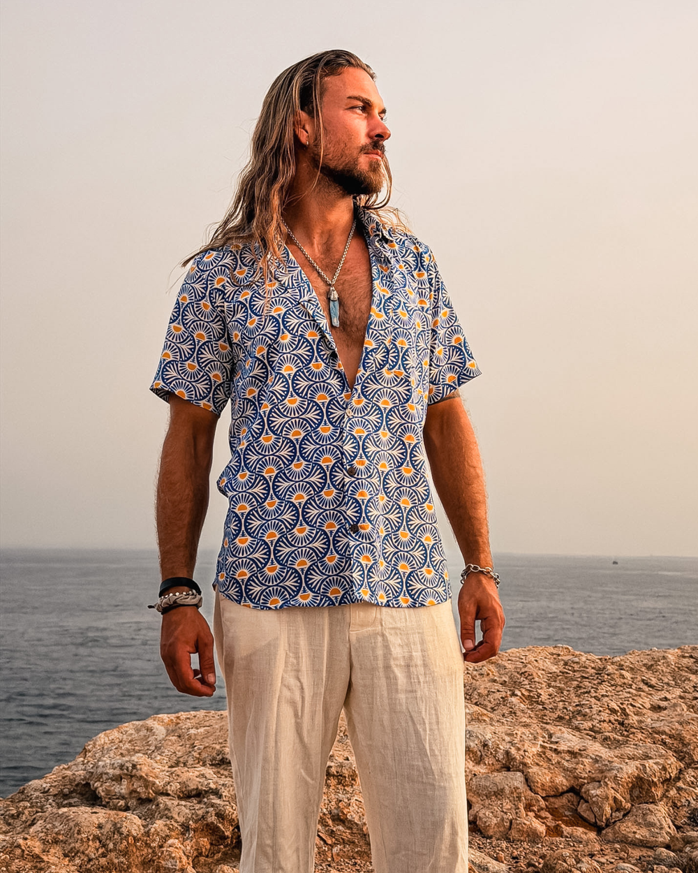 Kurzarm Herren Hemd Costa Dorada