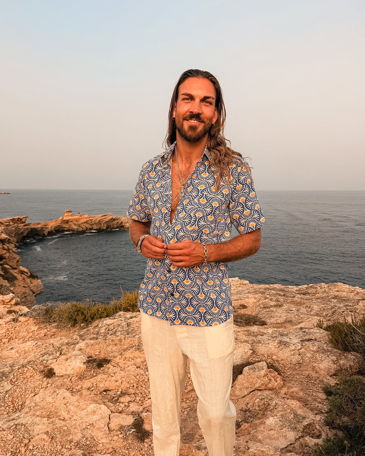 Ibiza Boho Style Herren Hemd für stillvolle Männer 