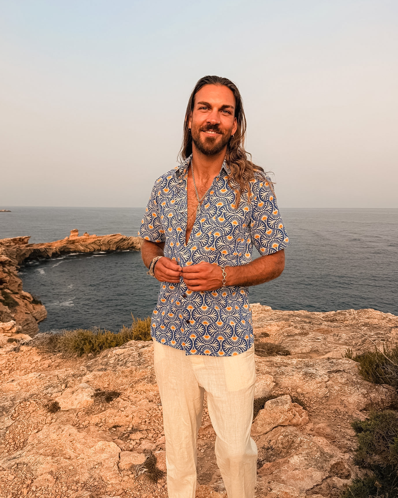 Ibiza Boho Style Herren Hemd für stillvolle Männer 