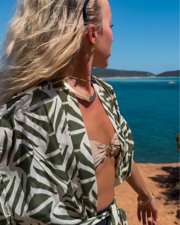 Ibiza Kimono von Just Style mit Naturmuster