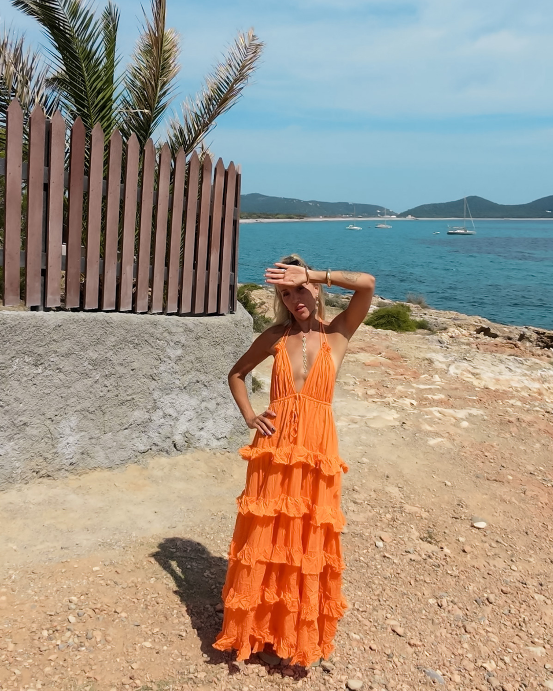 Boho Kleid Sunset Glow