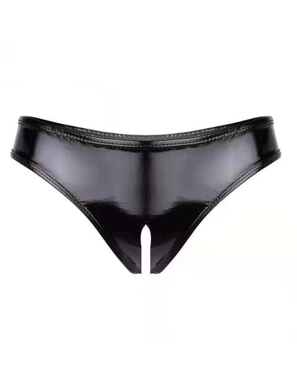 Latex-Dessous-Set mit offenem Brust- & Schrittbereich | Verfhrerische Fetisch-Wear Latex-Dessous-Set mit offenem Brust- & Schrittbereich | Verfhrerische Fetisch-Wear