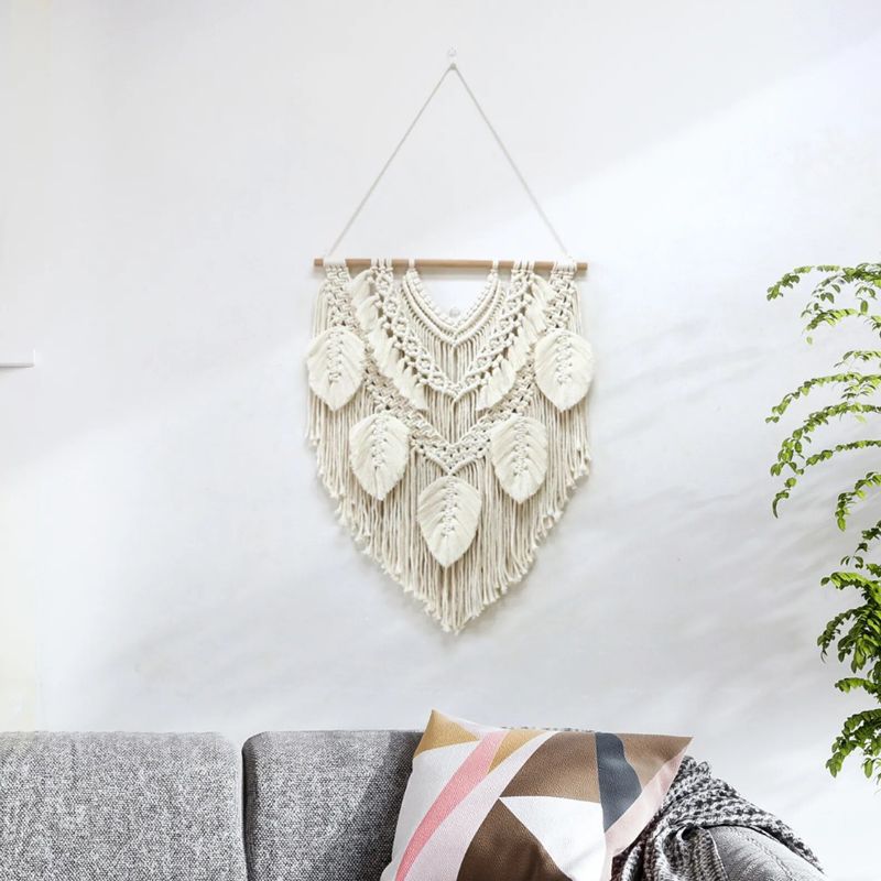 Makramee Wandbehang im Boho Style - Bringe den Boho Look in dein Zuhause - Boho Wohnaccessoires 