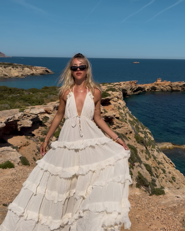 Langes Boho Kleid Island Muse