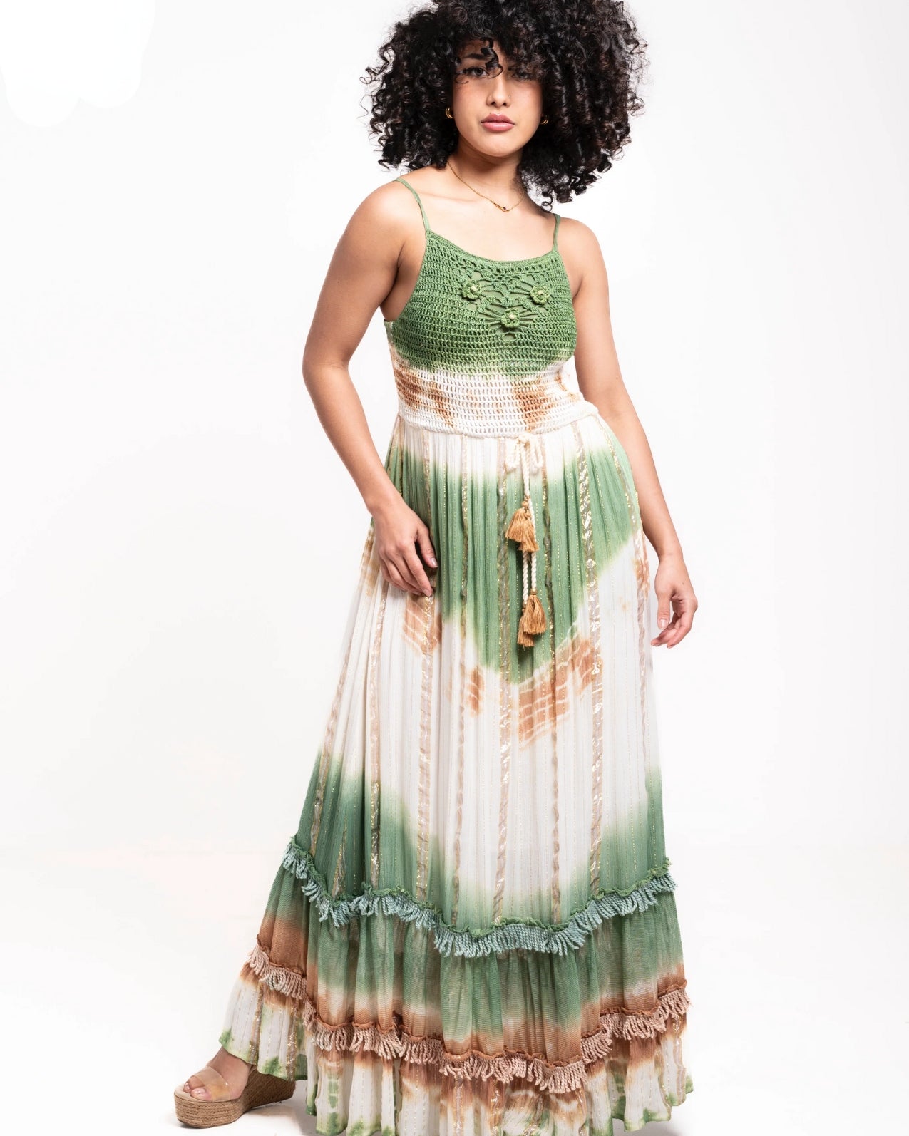 GRACE KARIN Sommerkleid Damen – Boho Lang, Neckholder, Blumenmuster Mit Taschen | Strand & Urlaub