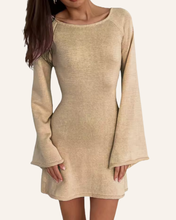 Rückenfreies Knit Kleid Aria