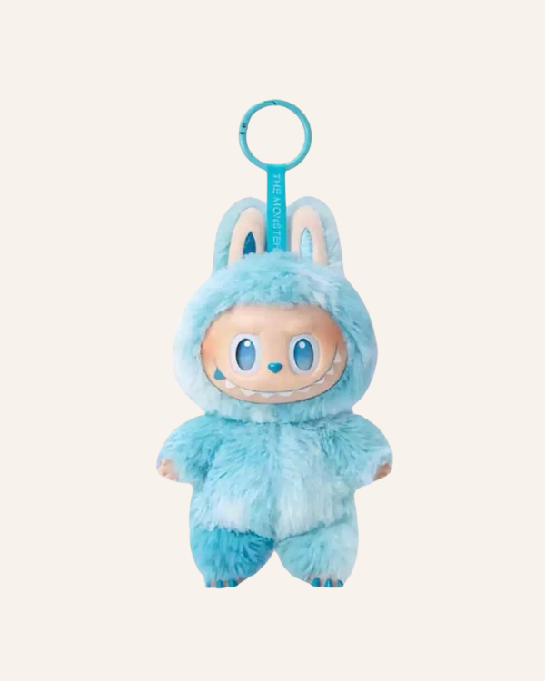 Trendiger Taschenanhänger Plüschfigur Monsterhäschen