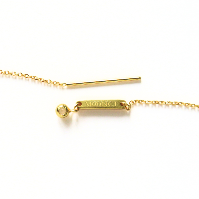 Moonci Charms Halskette | Minimalistischer Schmuck Silber 925