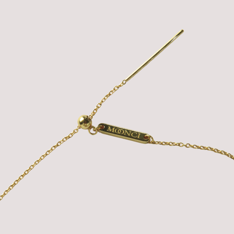 Moonci Charms Halskette | Minimalistischer Schmuck Silber 925