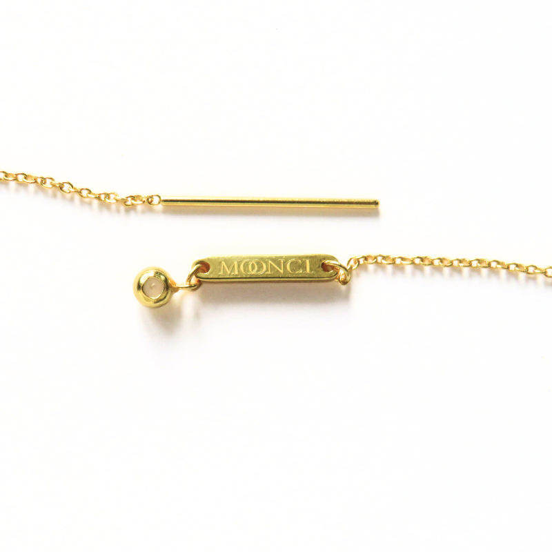 Moonci Charms Halskette | Minimalistischer Schmuck Silber 925