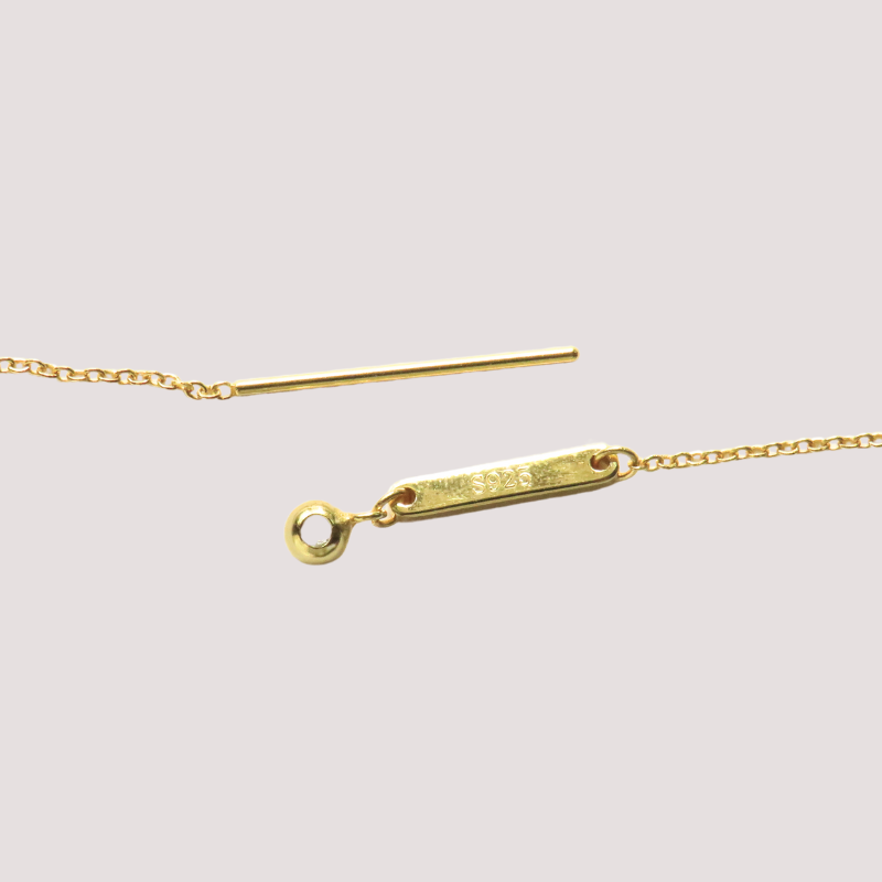 Moonci Charms Halskette | Minimalistischer Schmuck Silber 925