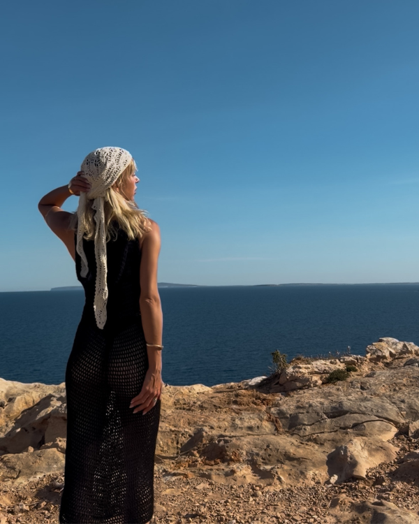 crochet dress black summer outfit