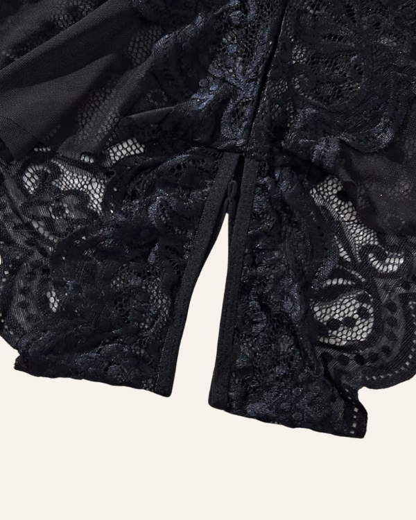 Transparenter Einteiler für Damen mit sexy Cut-Outs