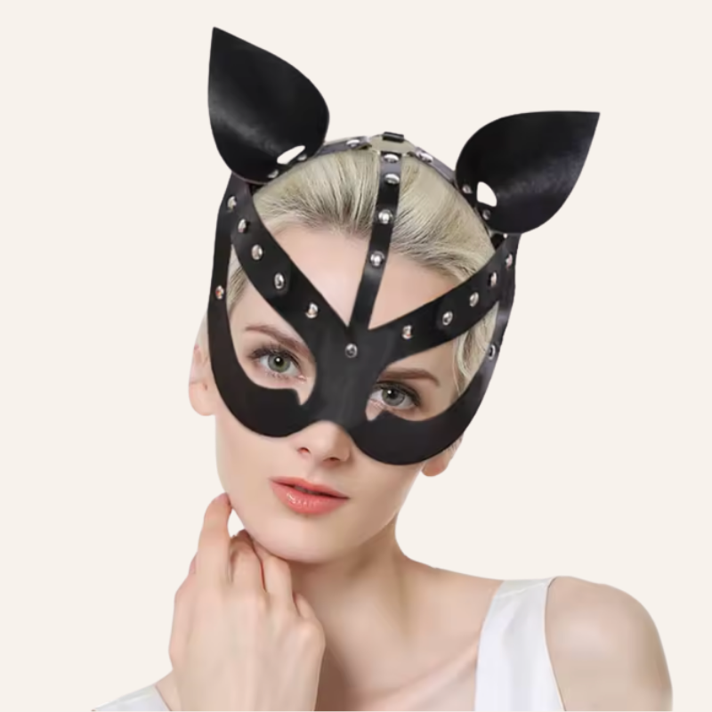 Katzenohren Maske Catwoman Noir